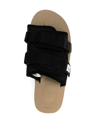 Shop Suicoke Moto-cab Strappy Sandals In Brown