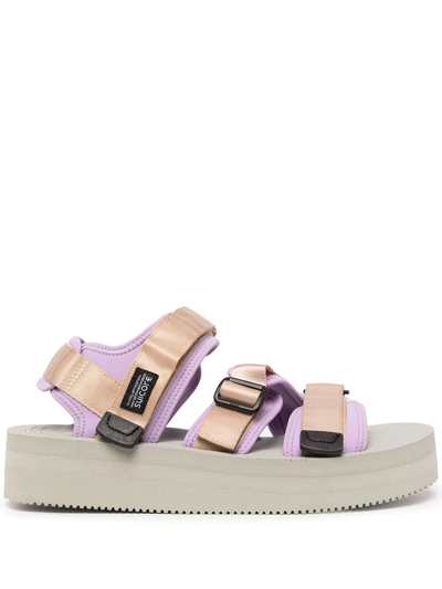 Shop Suicoke Kisee-vpo Sandals In Grey