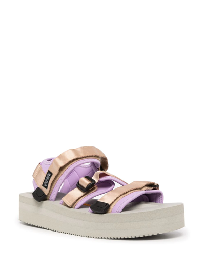 Shop Suicoke Kisee-vpo Sandals In Grey