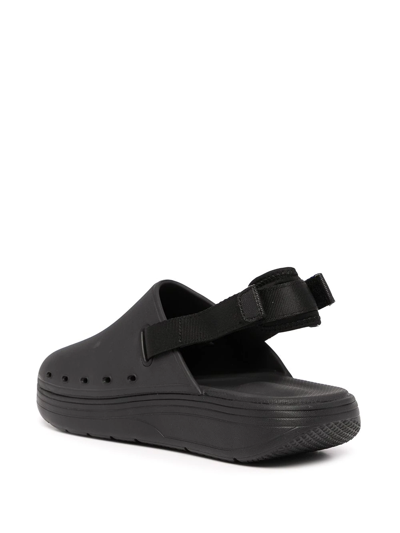 Shop Suicoke Cappo Slingback Sandals In Black