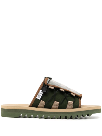 Shop Suicoke Dao-2ab Ridged Sandals In Brown