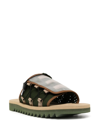 Shop Suicoke Dao-2ab Ridged Sandals In Brown