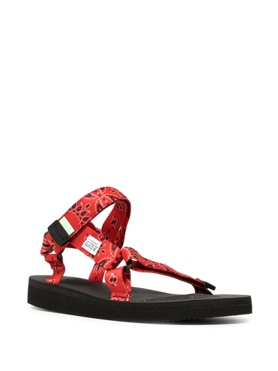 Shop Suicoke Depa-cab-pt02 Sandals In Black