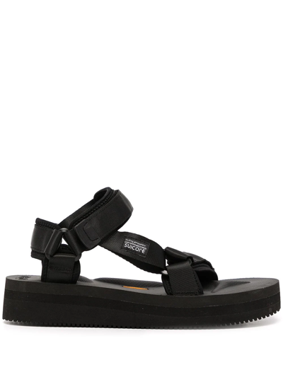Shop Suicoke Depa-v2po Sandals In Black