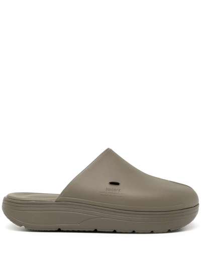 Shop Suicoke Polk Split-toe Sandals In Grey