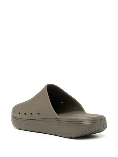 Shop Suicoke Polk Split-toe Sandals In Grey