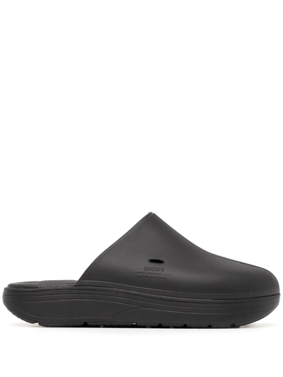 Shop Suicoke Polk Split-toe Sandals In Black