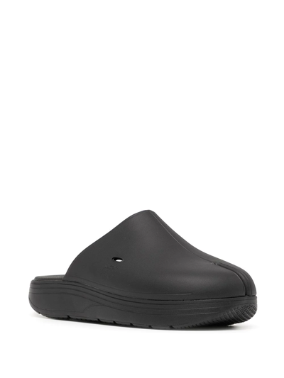 Shop Suicoke Polk Split-toe Sandals In Black