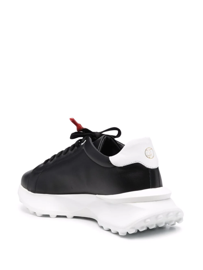 Giuliano Galiano Side Logo-print Sneakers In Black