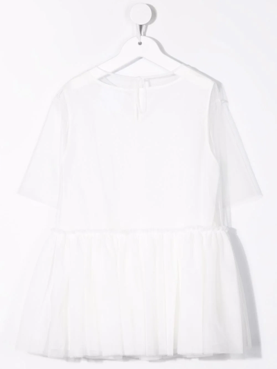 Shop Douuod Layered Midi Dress In White