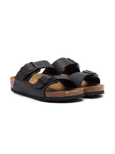 Shop Birkenstock Arizona Buckle-strap Sandals In Black
