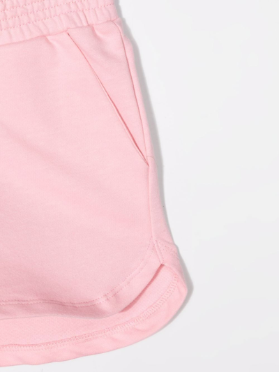 Shop Douuod Logo-patch Shorts In Pink