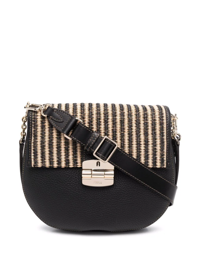 Furla Woven Raffia Shoulder Bag - Farfetch in 2023