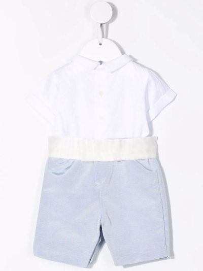 La Stupenderia Tailored Shirt Set In Blue