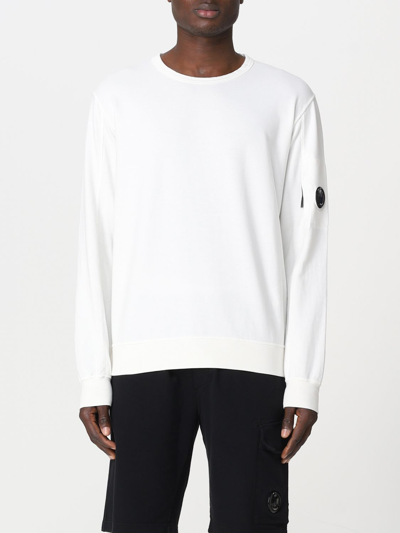 Shop C.p. Company Sweatshirt Men  In White