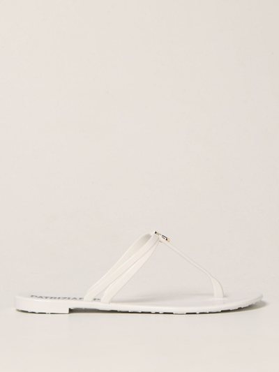 Shop Patrizia Pepe Sandal In Pvc In White