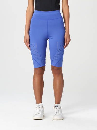 Shop Adidas By Stella Mccartney Short  Woman Color Blue