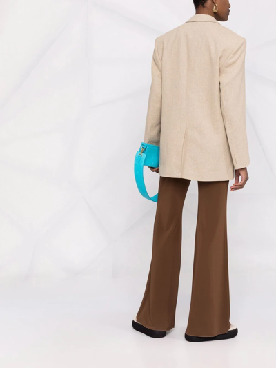 Jacquemus La Veste Sauge Virgin Wool Blazer In Nude