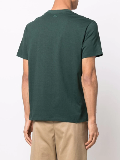 Shop Ami Alexandre Mattiussi Ami De Coeur T-shirt In Green