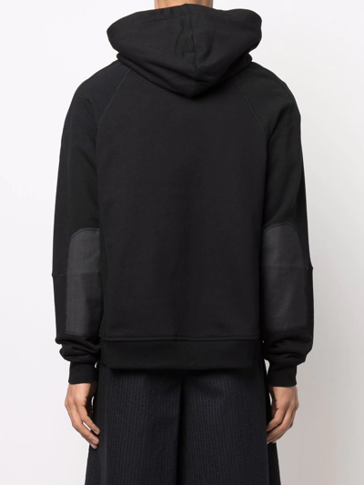 Shop Junya Watanabe Patta-print Hoodie In Black