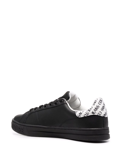 Shop Versace Jeans Couture Court 88 Low-top Sneakers In Black
