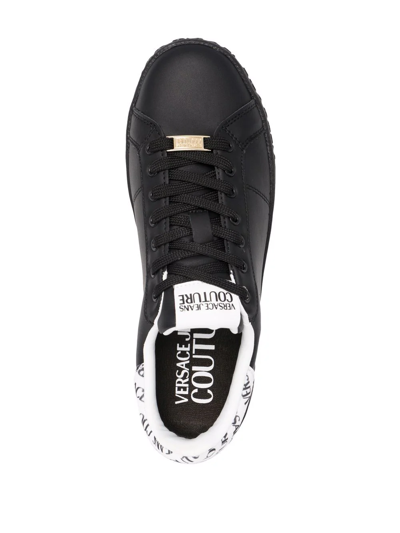 Shop Versace Jeans Couture Court 88 Low-top Sneakers In Black