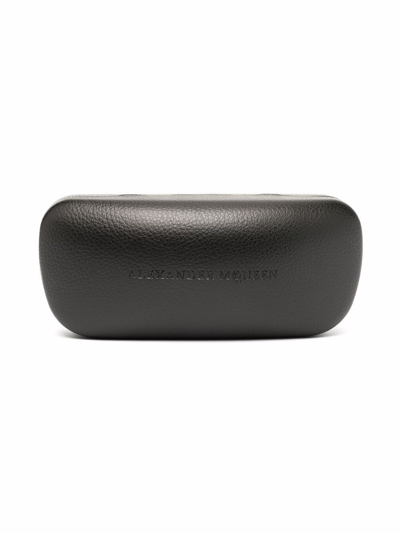 Alexander Mcqueen Square-frame Sunglasses In Schwarz