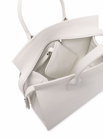 Marsèll Medium Leather Tote Bag In Nude