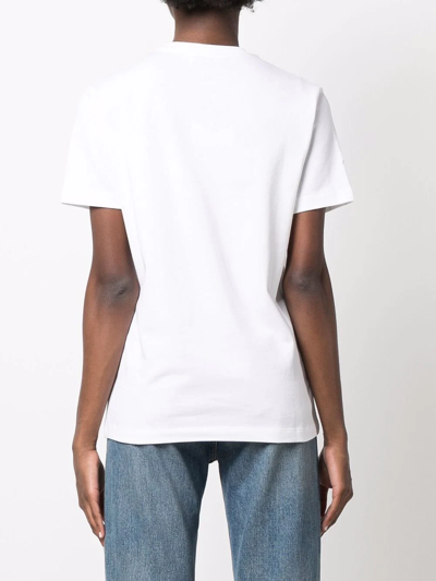 Kenzo T-shirt Seasonal Graphic Loose Blanc In Weiss