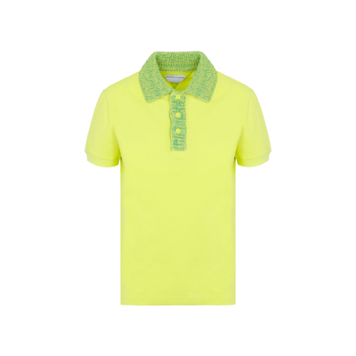 Shop Bottega Veneta Buttoned Short In Yellow