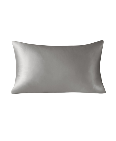 Shop Madison Park 25-momme Mulberry Silk Pillowcase, King In Gray