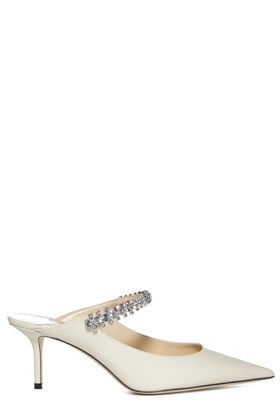 Shop Jimmy Choo Bing 65 Pointed Toe Pumps In White