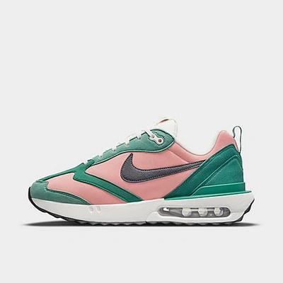 Shop Nike Women's Air Max Dawn Casual Shoes In Rust Pink/iron Grey/jade Glaze