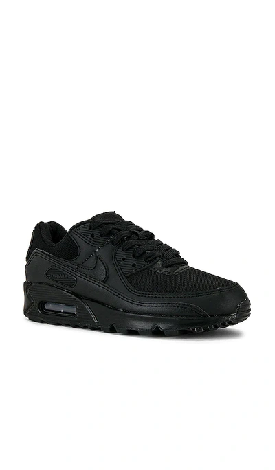 Shop Nike Air Max 90 Sneaker In Black
