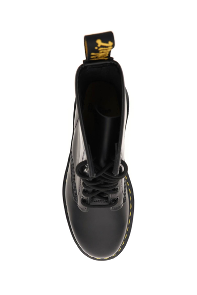 Shop Dr. Martens' Dr.martens 1460 Smooth Lace-up Combat Boots In Black