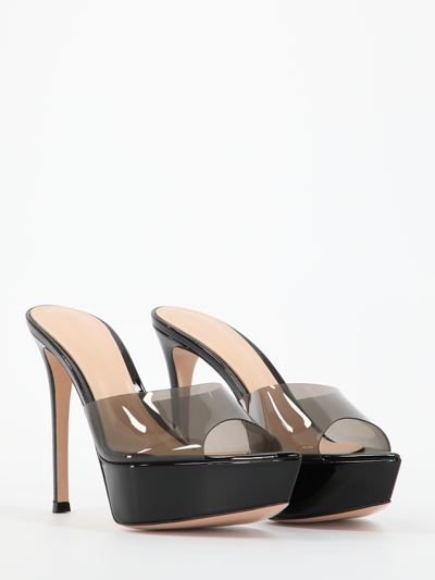 Shop Gianvito Rossi Betty Black Sandals