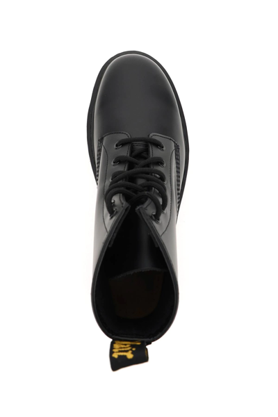Shop Dr. Martens' 101 Smooth Lace-up Combat Boots In Black