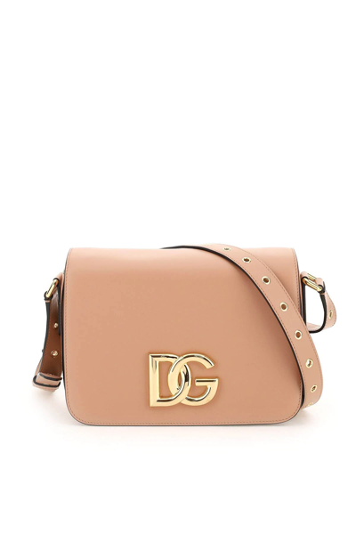 Shop Dolce & Gabbana 3.5 Leather Bag In Pink