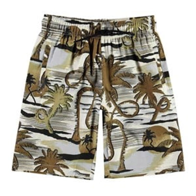 Shop Molo Sunset Smiles Adi Shorts In Brown