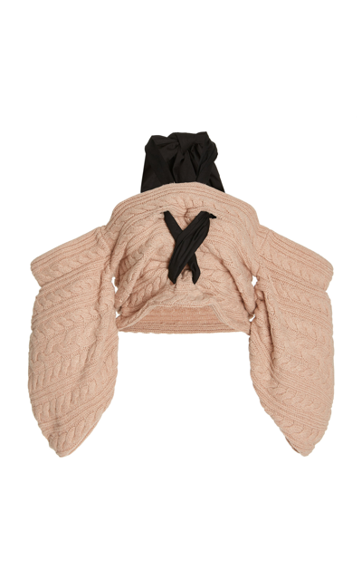 Shop Hellessy Women's Neville Off-the-shoulder Wool-blend Sweater In Pink