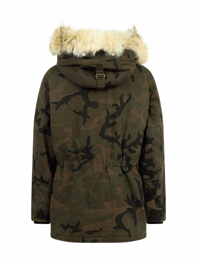 Supreme X Louis Vuitton Camo Denim Parka In Green