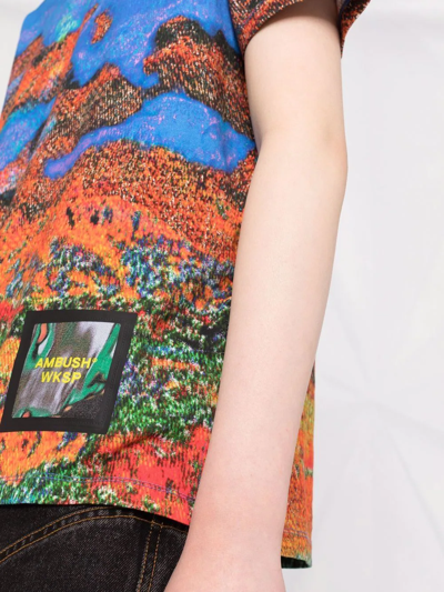 Ambush Printed T-shirt In Blue