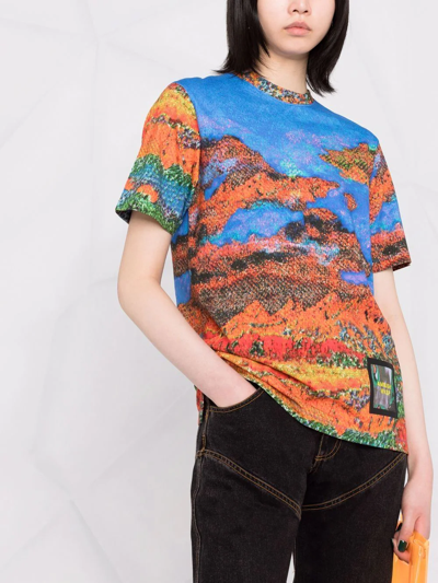 Ambush Printed T-shirt In Blue