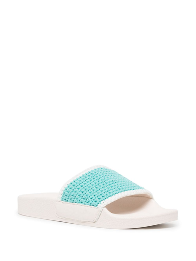 Senso Esme Knit-strap Sandals In Blue