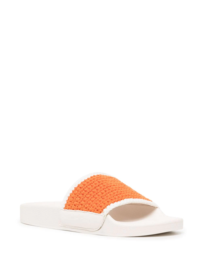 Shop Senso Esme Knit-strap Sandals In Orange