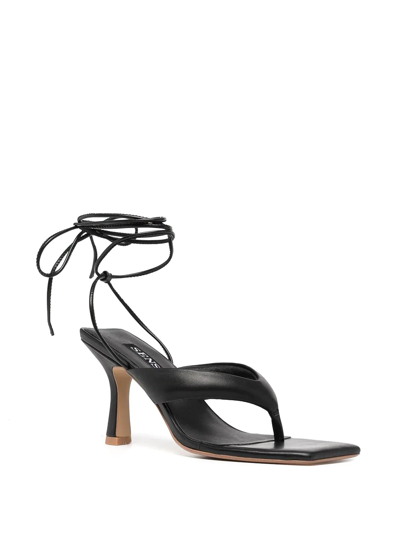Shop Senso Ultima 80mm Flip-flop Sandals In Black