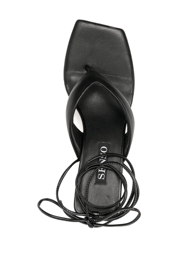 Shop Senso Ultima 80mm Flip-flop Sandals In Black