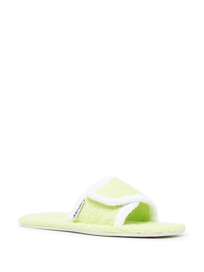 Shop Senso Iris Towelling Sandals In Green