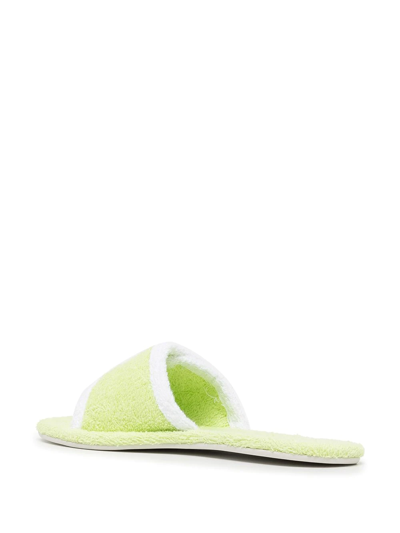 Senso Iris Towelling Sandals In Green