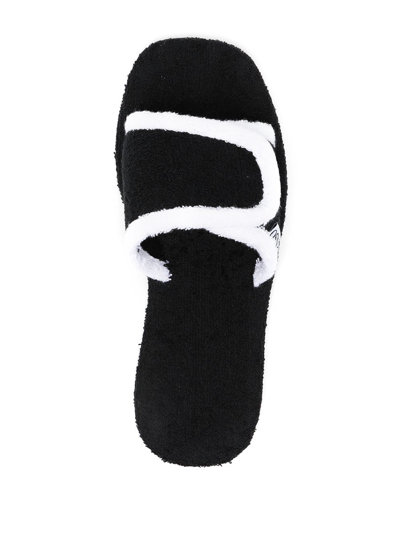 Shop Senso Iris Towelling Sandals In Black